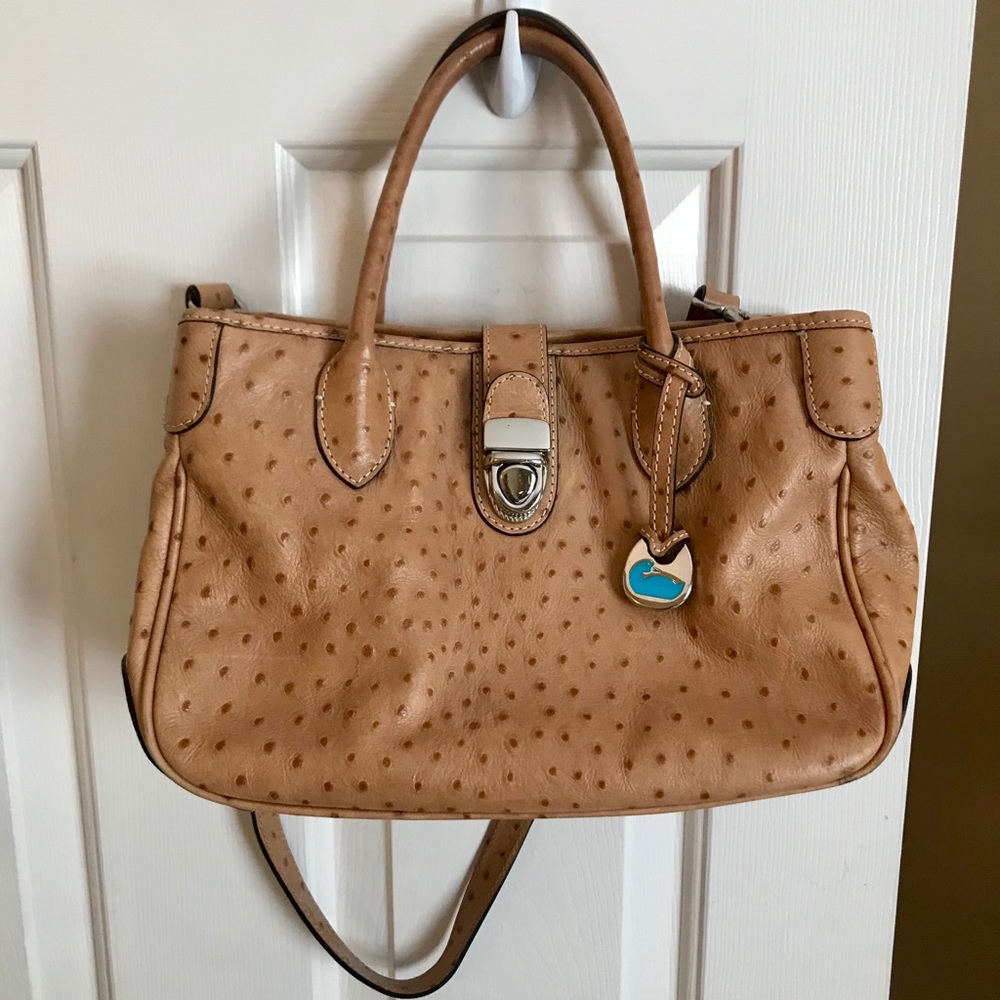 Vintage Ostrich leather Dooney & Bourke Purse